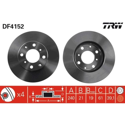 TRW Bremsscheibe