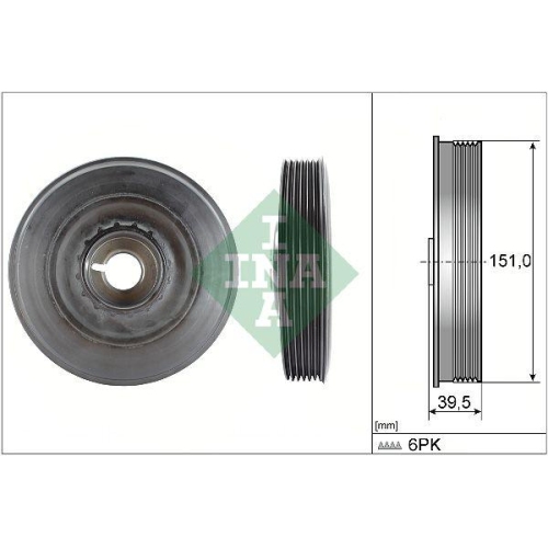 Schaeffler INA Riemenscheibe, Kurbelwelle