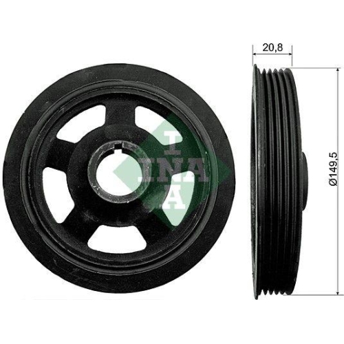 Schaeffler INA Riemenscheibe, Kurbelwelle