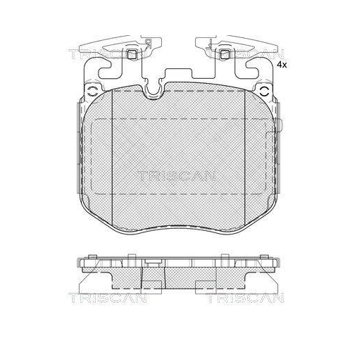 TRISCAN Bremsbelagsatz, Scheibenbremse