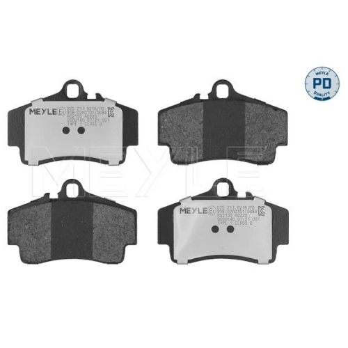 MEYLE Bremsbelagsatz, Scheibenbremse MEYLE-PD: Advanced performance and design.