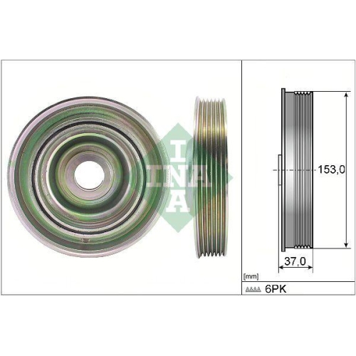 Schaeffler INA Riemenscheibe, Kurbelwelle