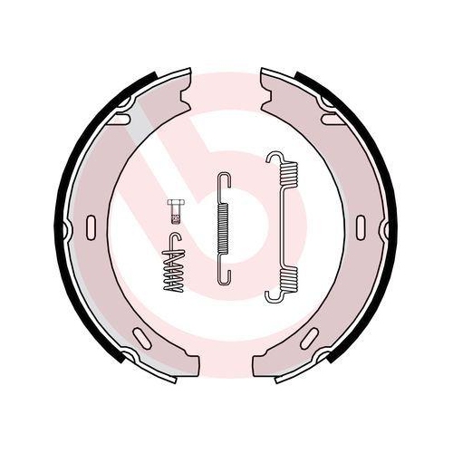 BREMBO Bremsbackensatz, Feststellbremse ESSENTIAL LINE