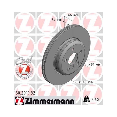 ZIMMERMANN Bremsscheibe FORMULA F