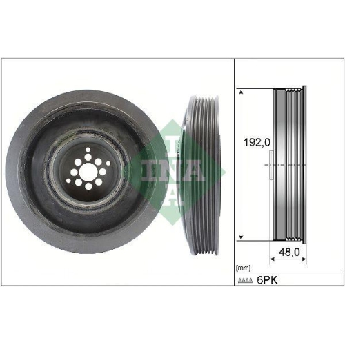 Schaeffler INA Riemenscheibe, Kurbelwelle