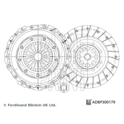 BLUE PRINT Kupplungssatz
