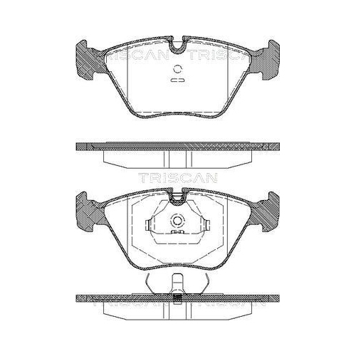 TRISCAN Bremsbelagsatz, Scheibenbremse