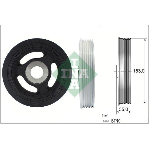 Schaeffler INA Riemenscheibe, Kurbelwelle