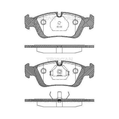 TRISCAN Bremsbelagsatz, Scheibenbremse