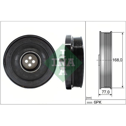 Schaeffler INA Riemenscheibe, Kurbelwelle