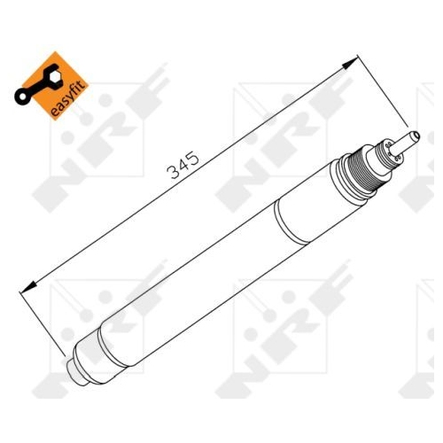 NRF Trockner, Klimaanlage EASY FIT