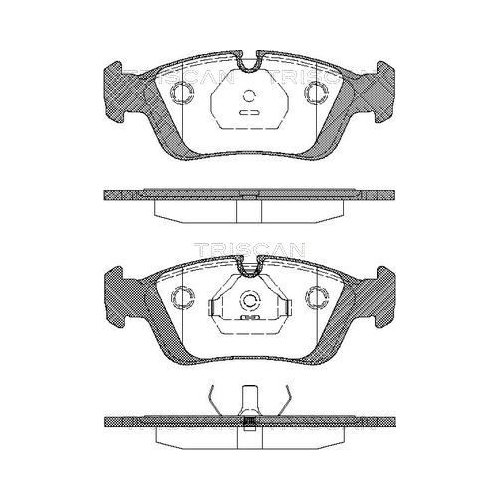 TRISCAN Bremsbelagsatz, Scheibenbremse