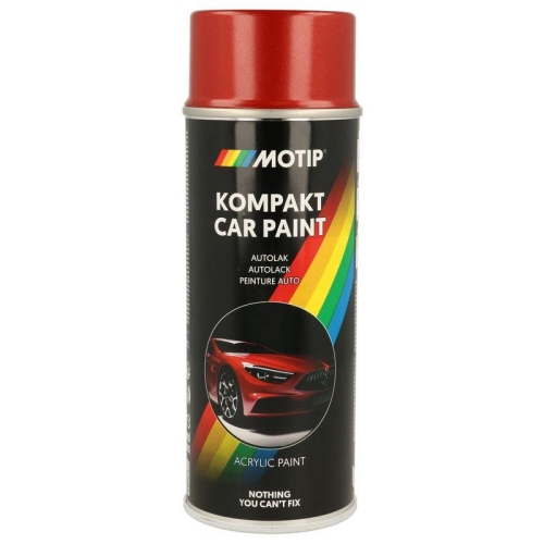 MOTIP Fahrzeug-Kombinationslack KOMPAKT AUTOLACK rot metallic 400 ml