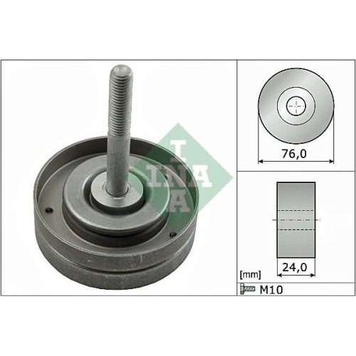 Schaeffler INA Umlenk-/Führungsrolle, Keilrippenriemen