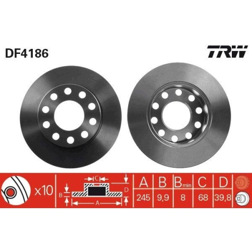 TRW Bremsscheibe