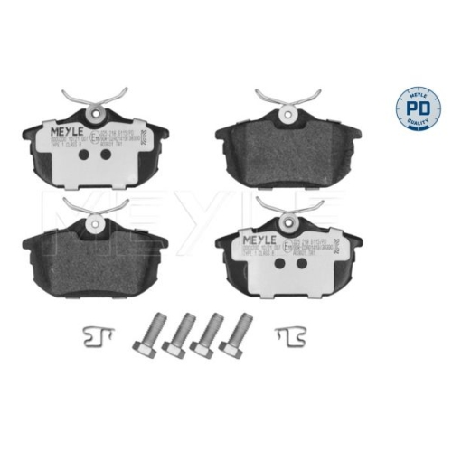 MEYLE Bremsbelagsatz, Scheibenbremse MEYLE-PD: Advanced performance and design.