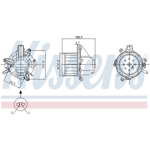 NISSENS Innenraumgebläse
