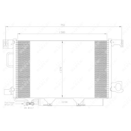 NRF Kondensator, Klimaanlage EASY FIT