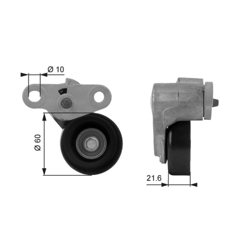 GATES Riemenspanner, Keilrippenriemen DriveAlign™