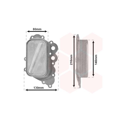 VAN WEZEL Ölkühler, Motoröl