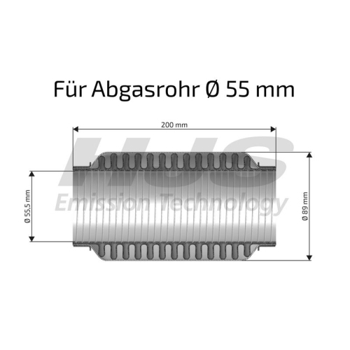 HJS Flexrohr, Abgasanlage interFLEX