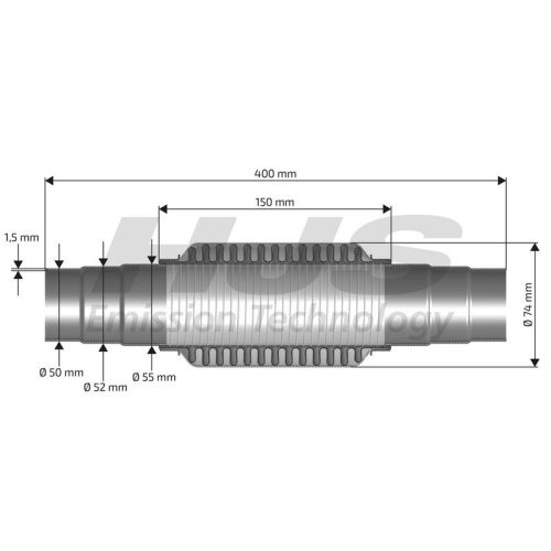 HJS Flexrohr, Abgasanlage interFLEX