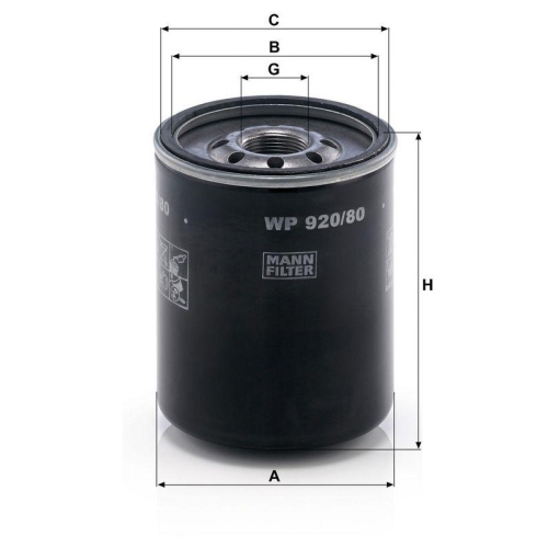 MANN-FILTER &Ouml;lfilter