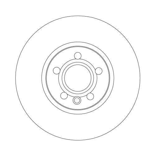 TRW Bremsscheibe TRW SINGLE