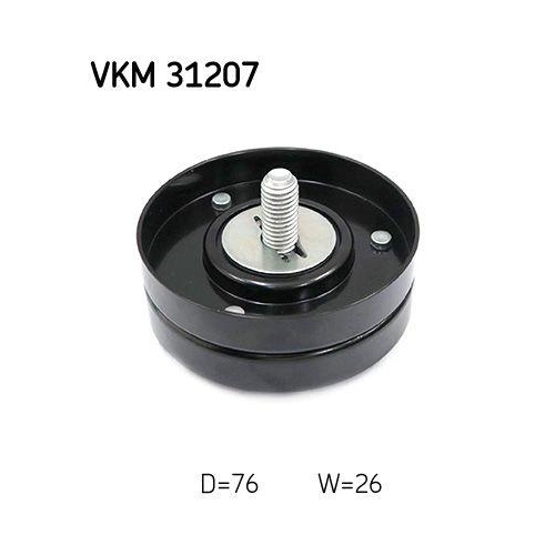 SKF Umlenk-/F&uuml;hrungsrolle, Keilrippenriemen