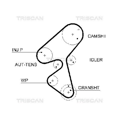 TRISCAN Zahnriemensatz