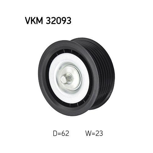 SKF Umlenk-/F&uuml;hrungsrolle, Keilrippenriemen