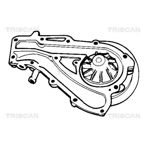 TRISCAN Wasserpumpe, Motorkühlung