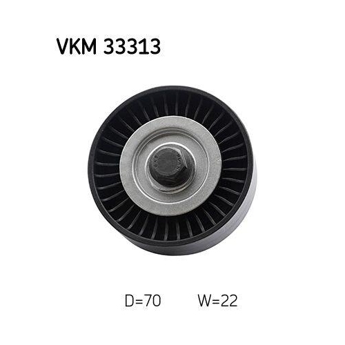 SKF Umlenk-/Führungsrolle, Keilrippenriemen