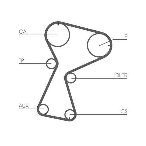 CONTINENTAL CTAM Zahnriemen