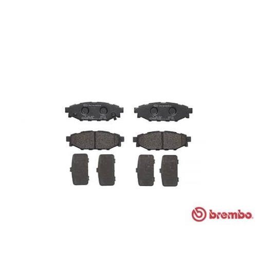 BREMBO Bremsbelagsatz, Scheibenbremse PRIME LINE