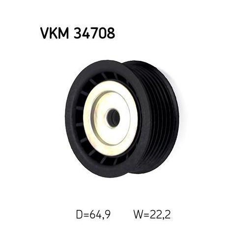 SKF Umlenk-/F&uuml;hrungsrolle, Keilrippenriemen