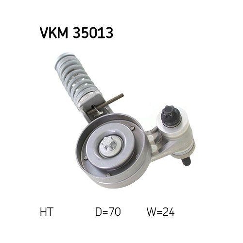 SKF Riemenspanner, Keilrippenriemen