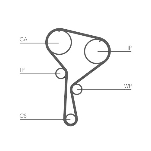 CONTINENTAL CTAM Zahnriemen