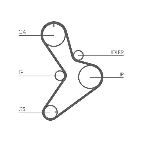 CONTINENTAL CTAM Zahnriemen