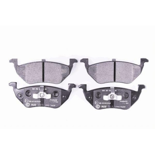 HELLA PAGID Bremsbelagsatz, Scheibenbremse