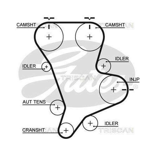 TRISCAN Zahnriemensatz