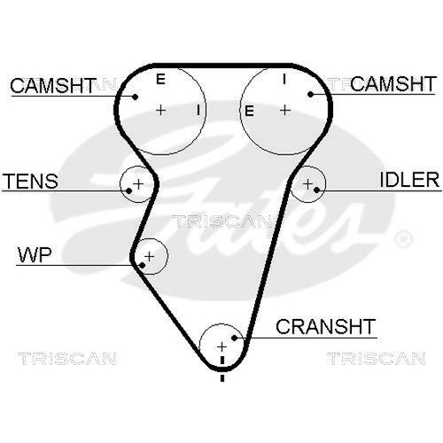 TRISCAN Zahnriemensatz