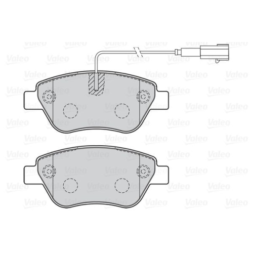 VALEO Bremsbelagsatz, Scheibenbremse FIRST