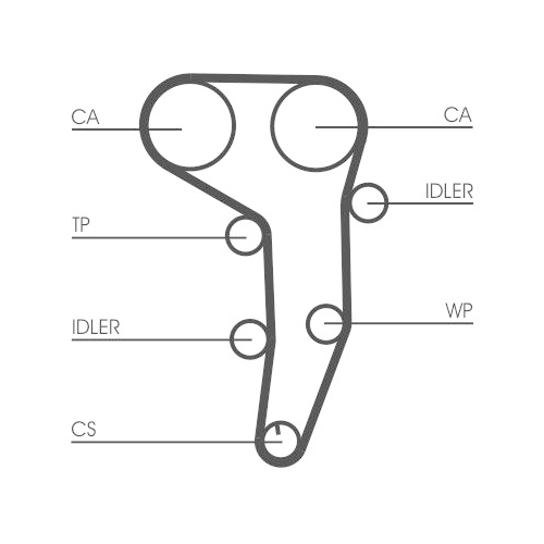 CONTINENTAL CTAM Zahnriemen