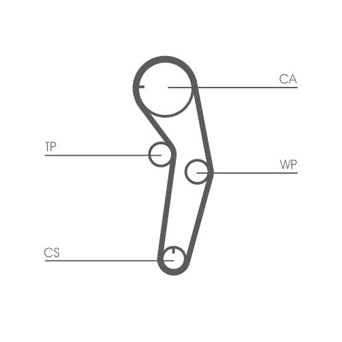 CONTINENTAL CTAM Zahnriemen