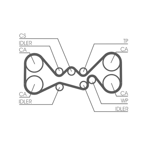 CONTINENTAL CTAM Zahnriemen