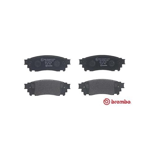 BREMBO Bremsbelagsatz, Scheibenbremse PRIME LINE