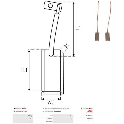 AS-PL Kohleb&uuml;rste, Generator AS
