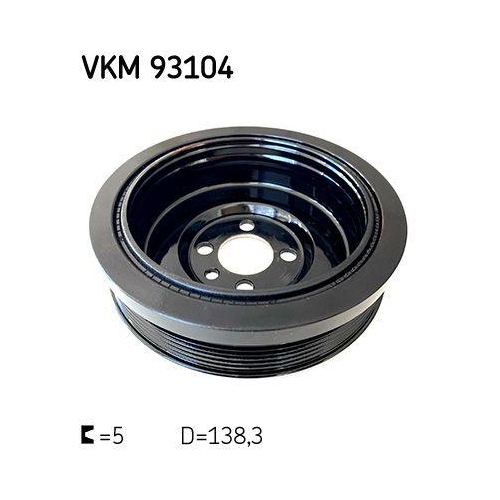 SKF Riemenscheibe, Kurbelwelle