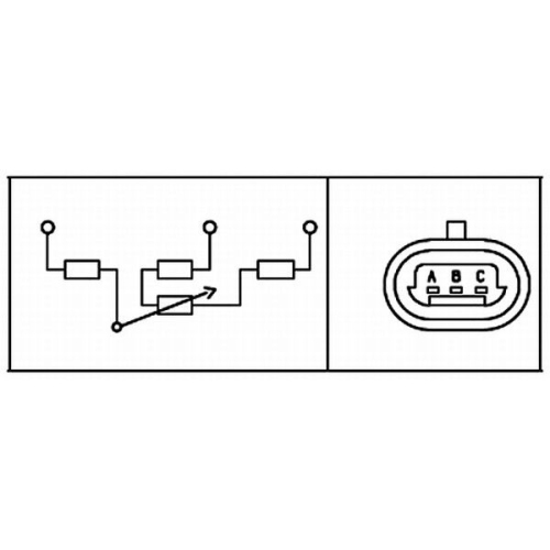 HELLA Sensor, Drosselklappenstellung